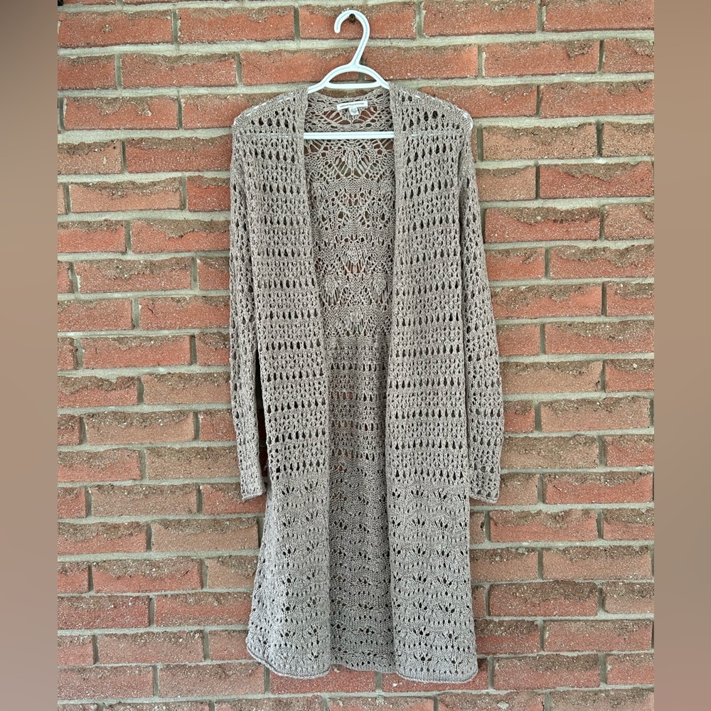 Long American Eagle knit cardigan